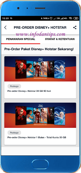 Disney Plus Telkomsel Promo 96 pre order%2Bpaket%2Bhotstar%2Btelkomsel