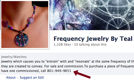 Frequency Jewelry Detail