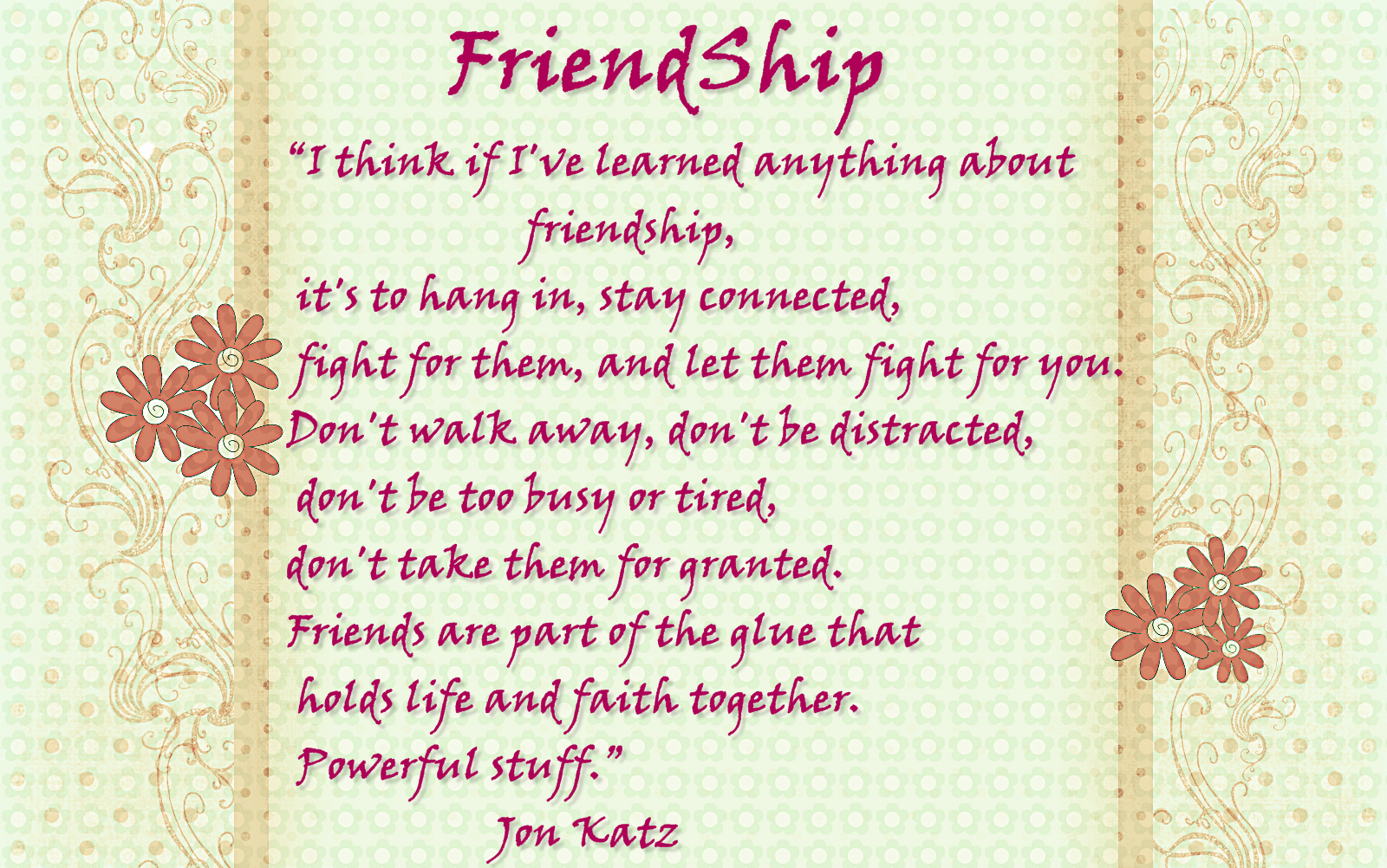 Friendship quotation
