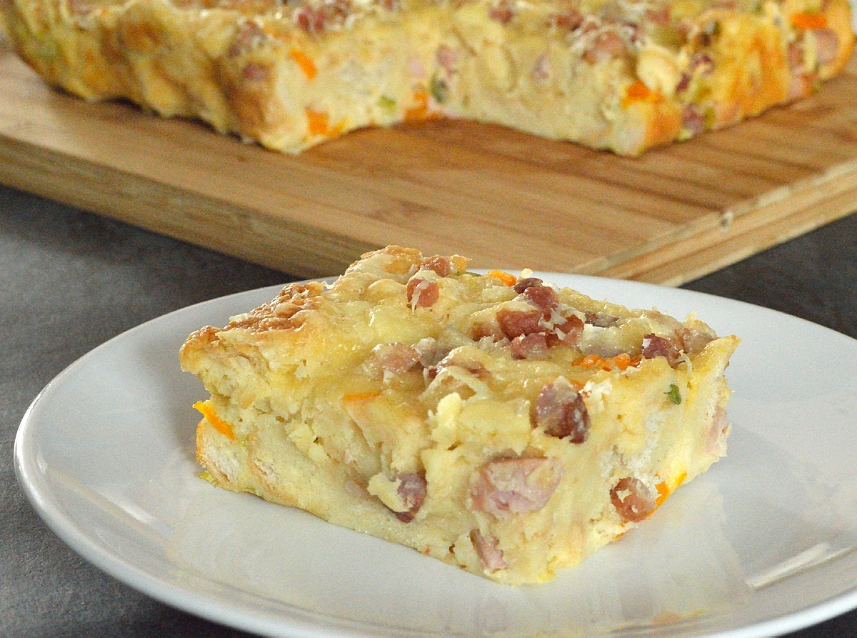 Brunch Bread Bake (Breakfast Strata) Utterly Scrummy Food For Families