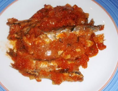 bocartes con tomate al horno