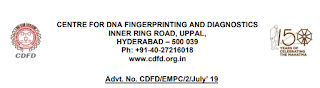 CDFD Lab Technician Recruitment 2019 (Hyderabad) - Previous Papers