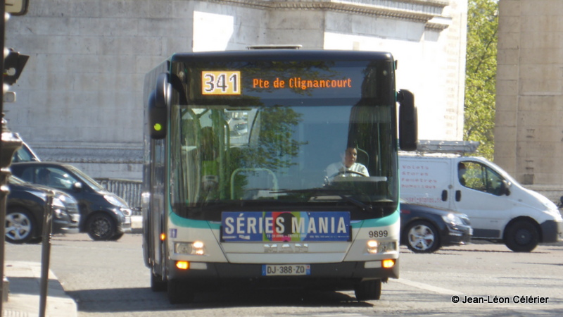 Les Tramways,Métro,RER,Bus de la RATP: Bus 341
