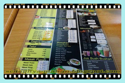 senarai menu 1