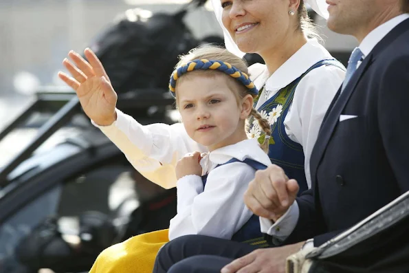 King Carl Gustaf and Queen Silvia, Crown Princess Victoria, Prince Daniel and Princess Estelle, Princess Madeleine, Prince Carl Philip and Princess Sofia Hellqvist   attends the Swedish National Day Celebrations 2016