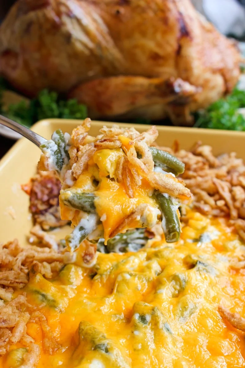 Sour Cream Green Bean Casserole | The Two Bite Club