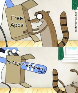 App Purchases Meme by @daily.tech.mems on Instagram