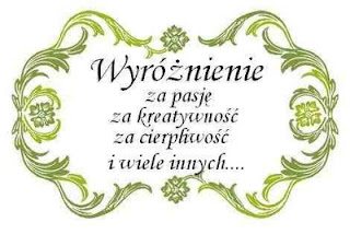 Wyróżnienie od Antoniny