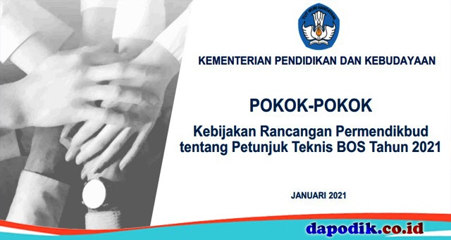 Pokok Pokok Kebijakan Rancangan Permendikbud Tentang Petunjuk Teknis Bos Tahun 2021 Dapodik Co Id