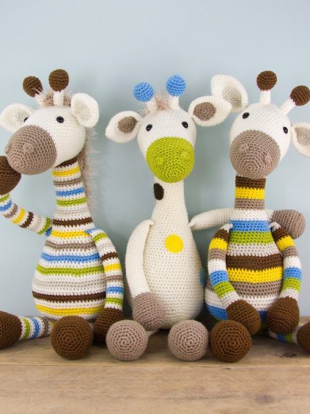 receita de amigurumi girafa