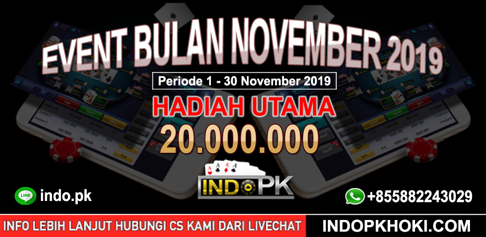 IndoPK Agen Poker Online Domino qq dan Bandar Ceme Terpercaya - Page 2 Event%2Bbulanan%2Bindopk