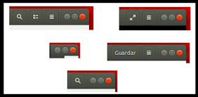 Varios tipos de botones