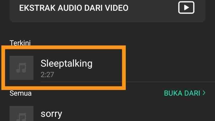 Cara menambahkan lagu di InShot iPhone