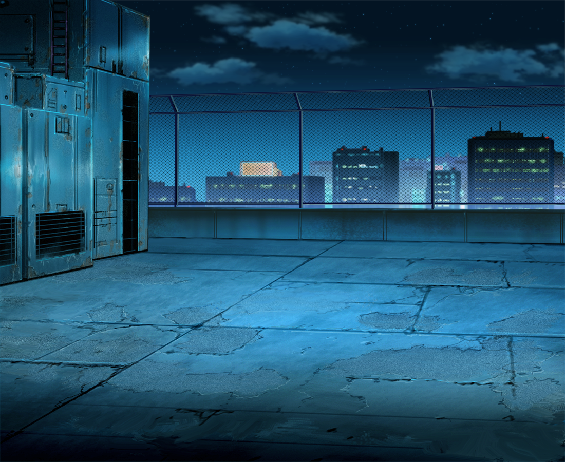 Featured image of post Anime Rooftop Background Night : House with tile brown roof.