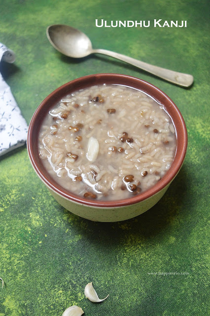 Ulundhu Kanji Recipe | Black Urad Dal Porridge Recipe | Karuppu Ulundham Kanji