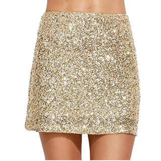 Womens Gold Skirts | Goldenlys.club
