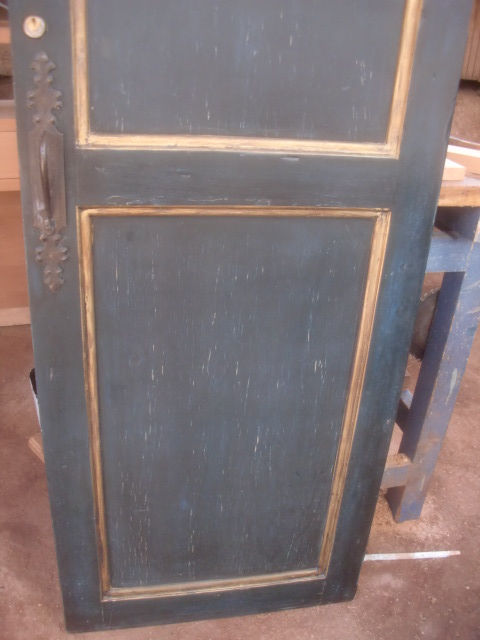 Decoraciones Manualidades En Madera: Pintado De Mueble Rustico Color Azul