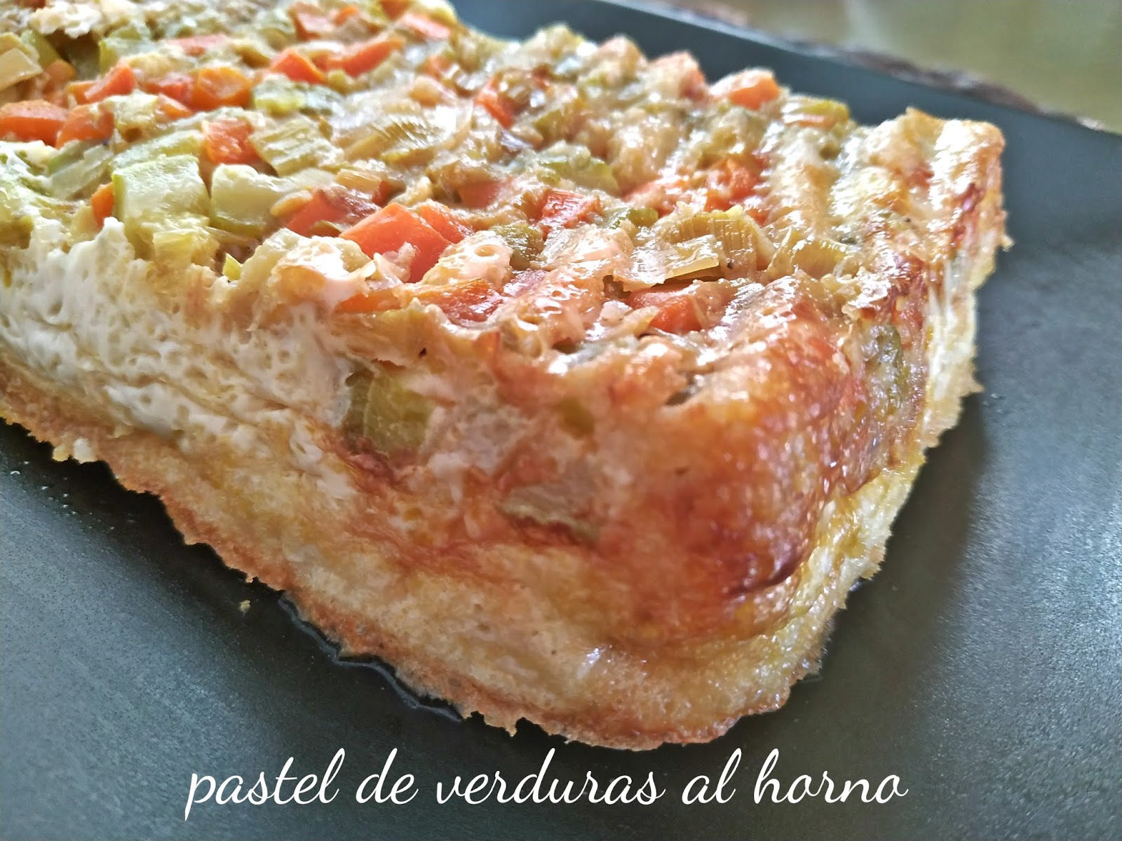 PASTEL DE VERDURAS AL HORNO COCINA CON REINA
