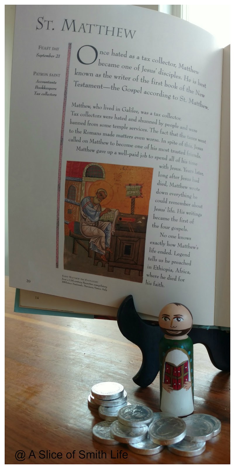 A Slice of Smith Life September 21 Feast Day of Saint Matthew