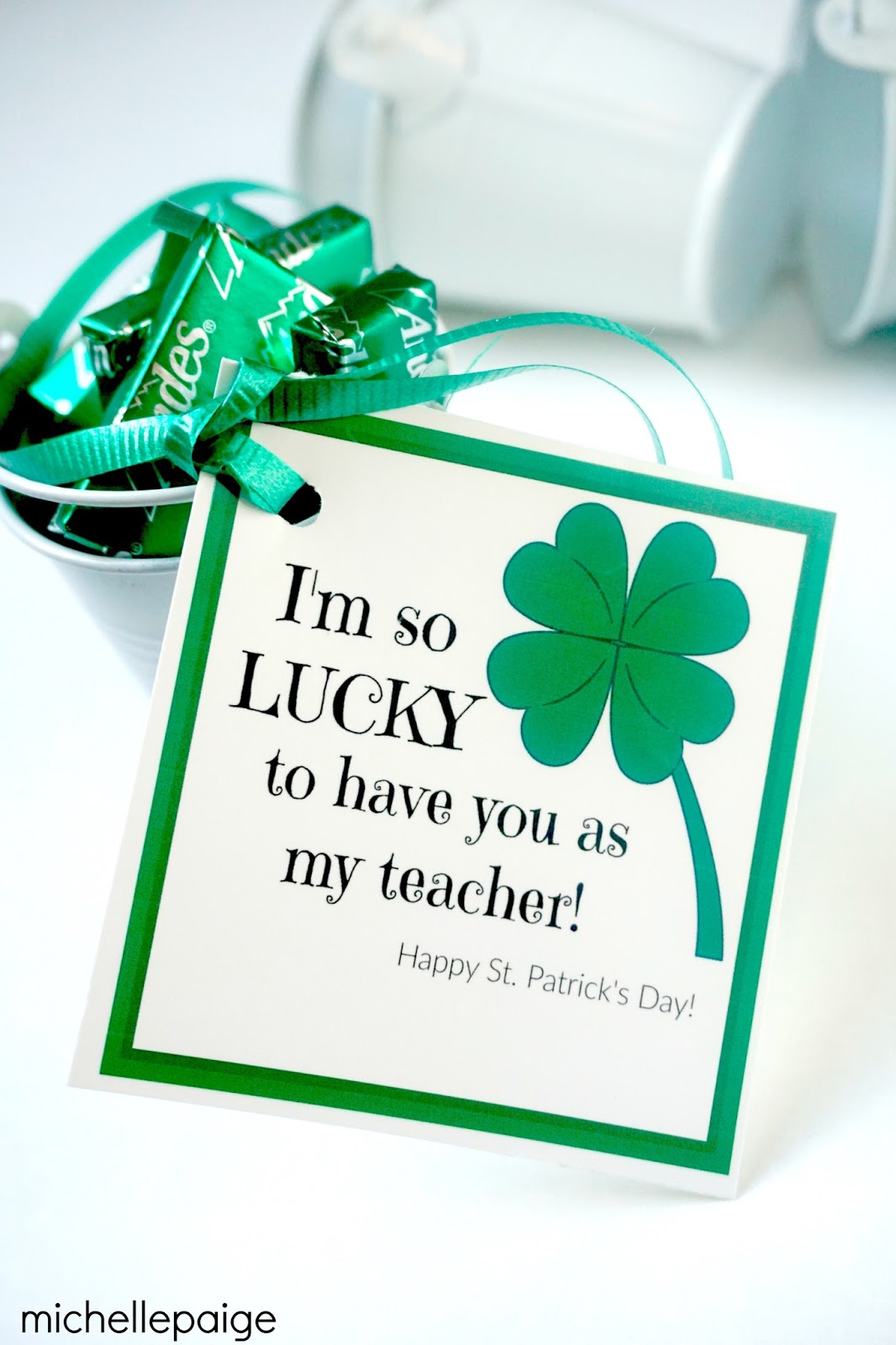 Michelle Paige Blogs St Patrick s Day Favors With Printable Tags Michelle Paige Blogs St Patrick s Day Favors With Printable Tags
