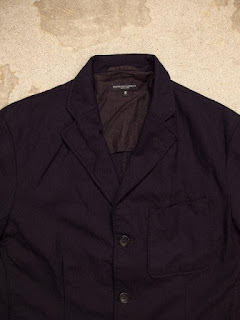 Engineered Garments "Baker Jacket in Navy Uniform Serge" Fall/Winter 2015 SUNRISE MARKET