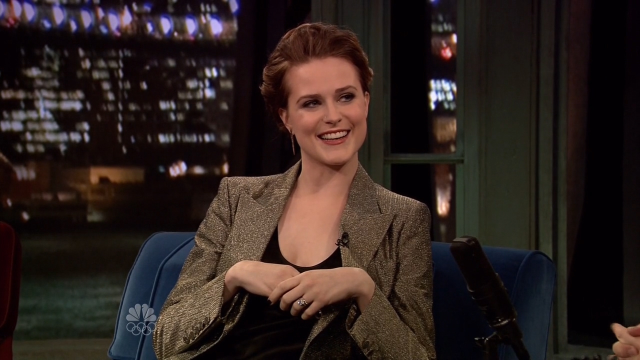 TVDeSab Evan Rachel Wood Late Night with Jimmy Fallon 11/11/2013