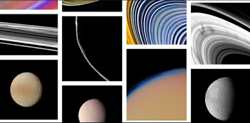 Images Voyager Took of Saturn