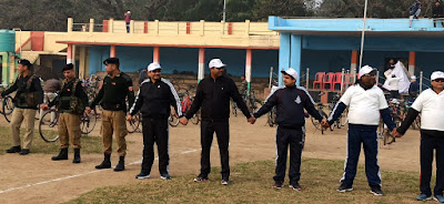 मानव श्रृंखला में प्रशासनिक भूमिका, Administrative Role in Human Chain, AnjNewsMedia