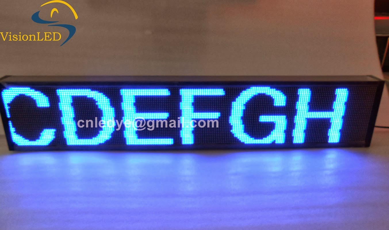 PetroLed: Full color led moving message sign Pitch 7.62mm