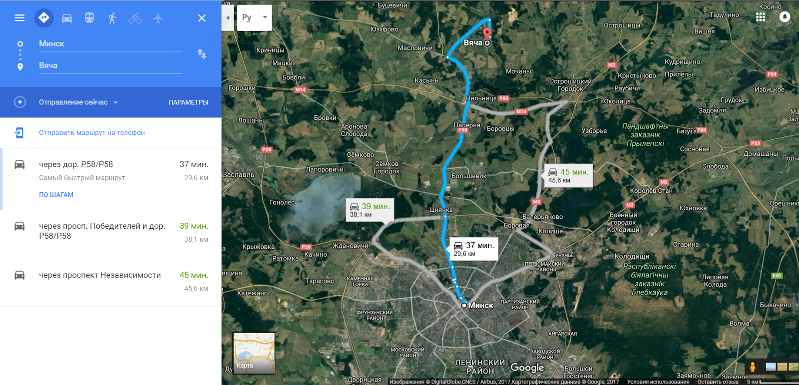 Д юхновка минский район карта