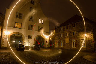 Lightpainting Lichtspuren Lichtkunstfotografie Citylights Hameln Nikon