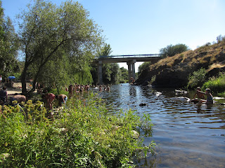 Piscina Natural de La Abadía, río Ambroz