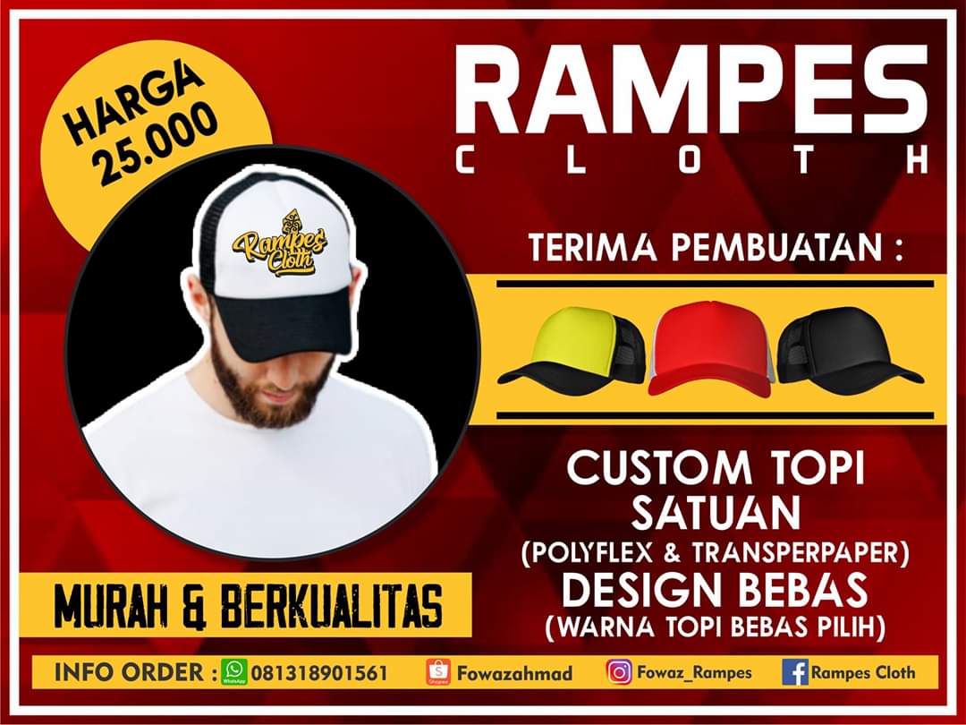 Tempat sablon cikarang: TERNYATA BEGINI SEJARAH TOPI DARI WAKTU KE