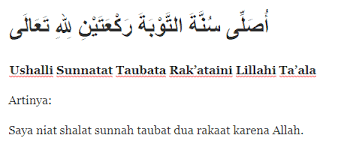 Tata Cara Niat Dan Doa Shalat Taubat Nasuha Lengkap Sesuai Anjuran