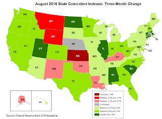 Philly Fed State Conincident Map