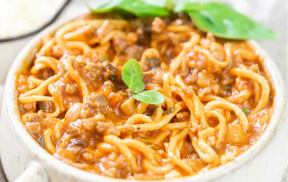 Low Carb Spaghetti Bolognese
