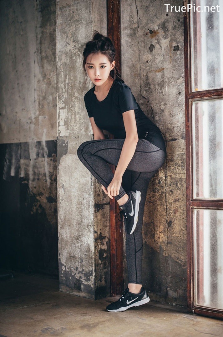 Image Korean Fashion Model - Yoon Ae Ji - Fitness Set Collection - TruePic.net - Picture-9