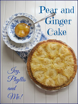 PEAR AND GINGER  CAKE