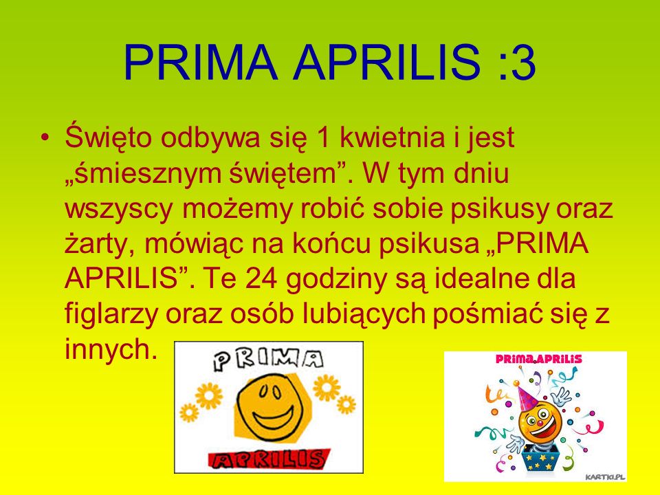 Pomysły Na Prima Aprilis Dla Dziewczyny DLA KAŻDEGO: PRIMA APRILIS