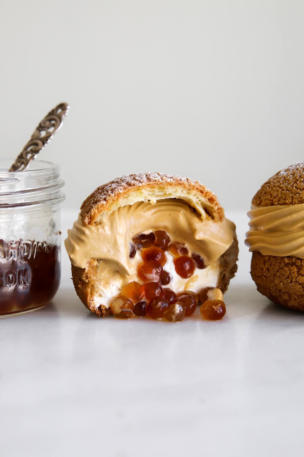 Dalgona Coffee Boba Cream Puffs Constellation Inspiration