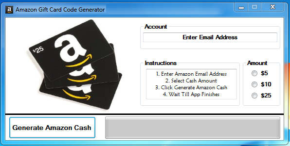 Amazon Gift Card Code Generator