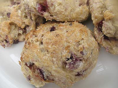 Fresh Cherry Buttermilk Scones