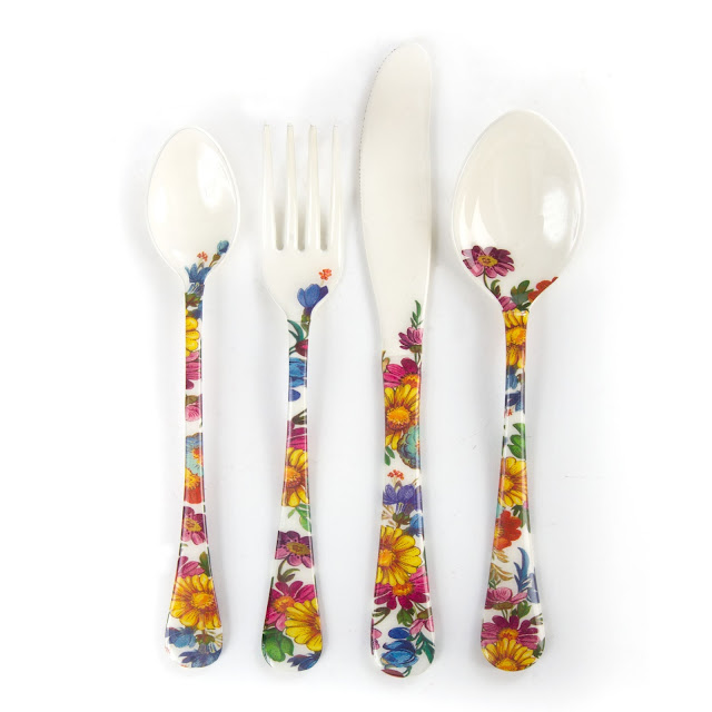 Love Living at Home MacKenzieChilds introduces enamel flatware