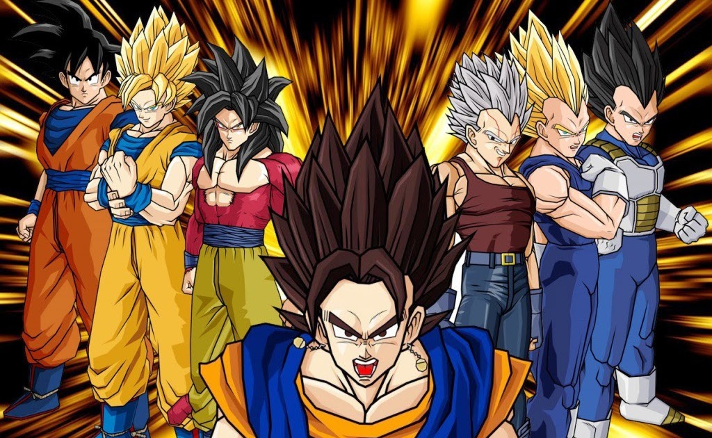 Goku Ang Vegeta Con Imagenes Personajes De Dragon Ball