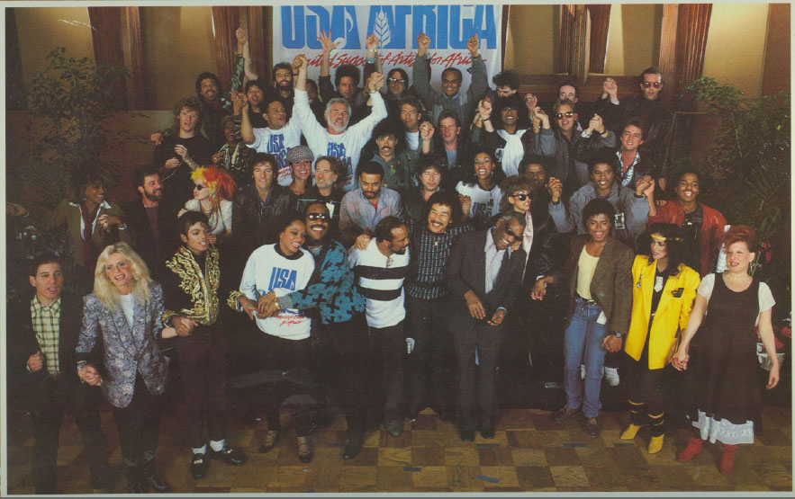 The Perennial Teenager: Band Aid vs USA For Africa