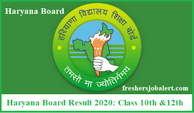 Haryana Board Result 2020: HBSE 10th, 12th Results 2020