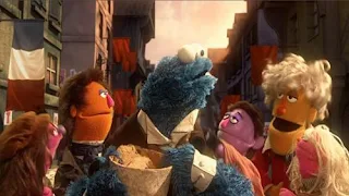 Sesame Street Cookie's Crumby Pictures Les Mousserables. Cookie Monster, as "Jean Bon-Bon," learns how to identify the feelings of his fellow French friends by the way they look and act.