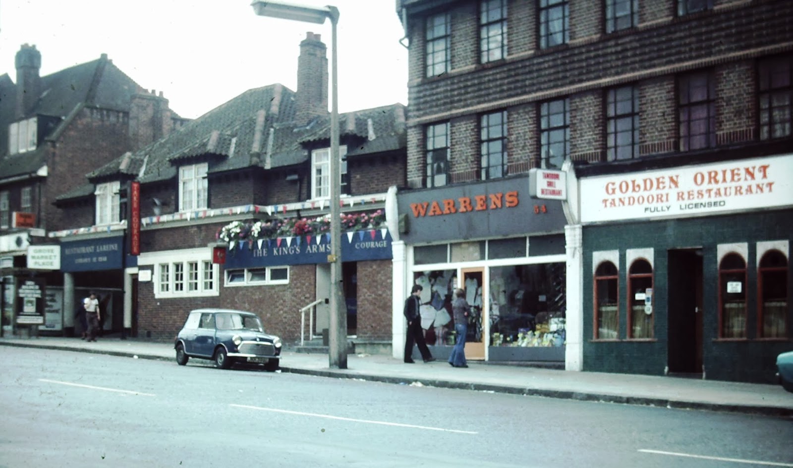Andrew Simpson On Eltham High Street in the summer of 1977