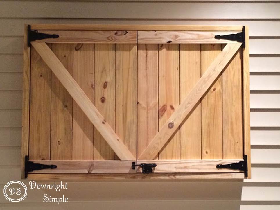 Downright Simple Outdoor Tv Cabinet, How To Build A Cabinet For An Outdoor Tv