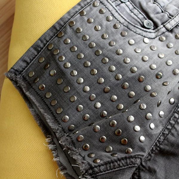 Shorts Denim Phối Đinh - Bé 3-13 tuổi - Thương Hiệu : Khaki 154818 8 9